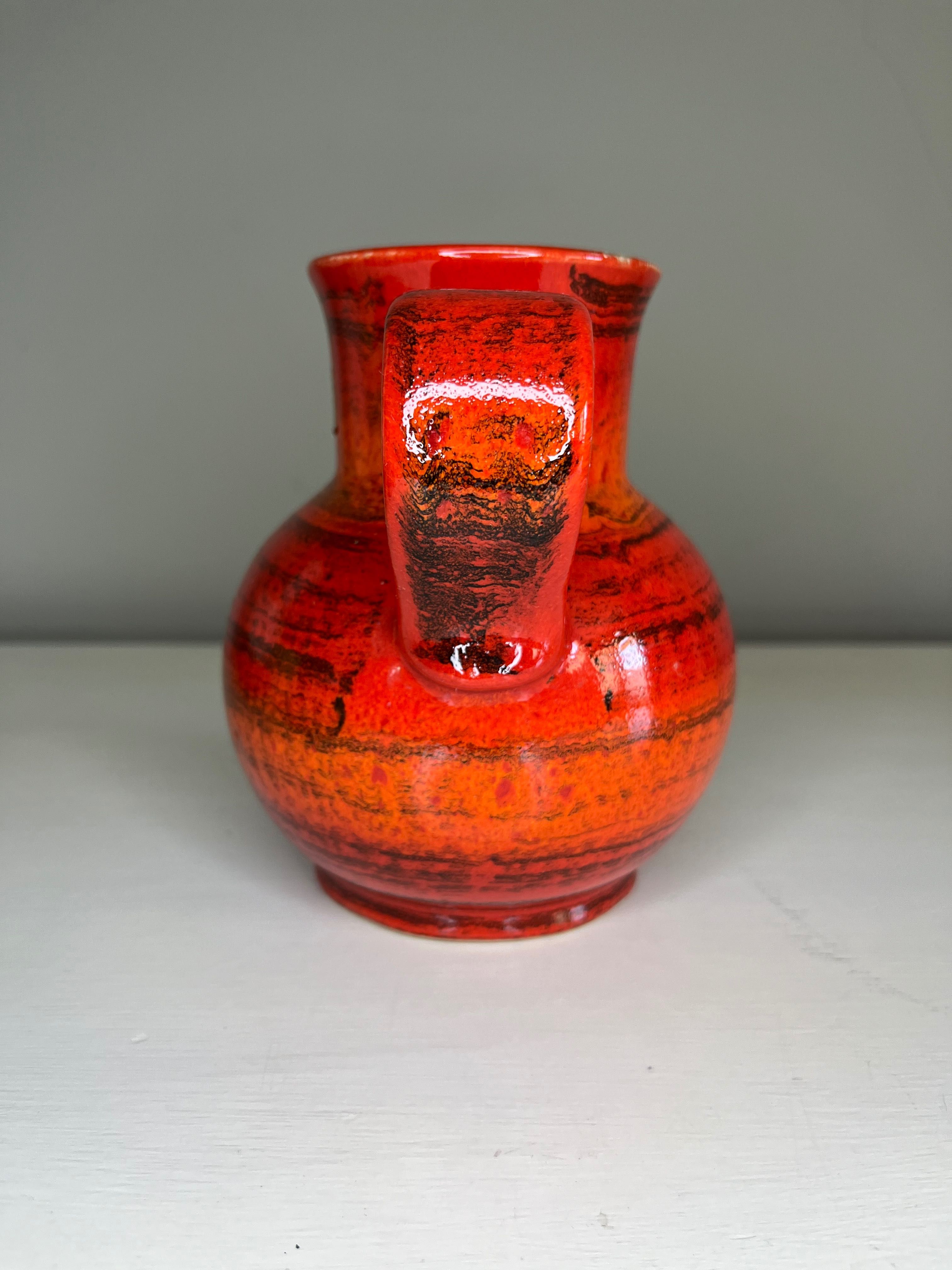 Ceramiczny wazon Bay Keramik 83-14. Stara ceramika W. Germany