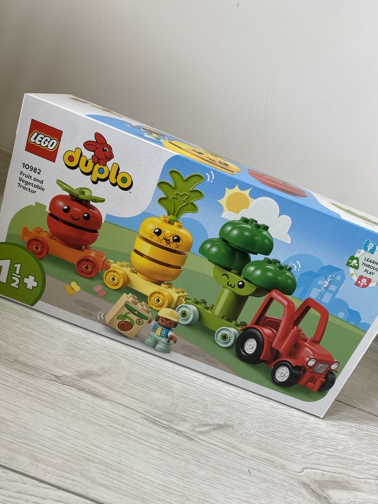 Lego duplo 10982 klocki traktor z warzywami i owocami nowe