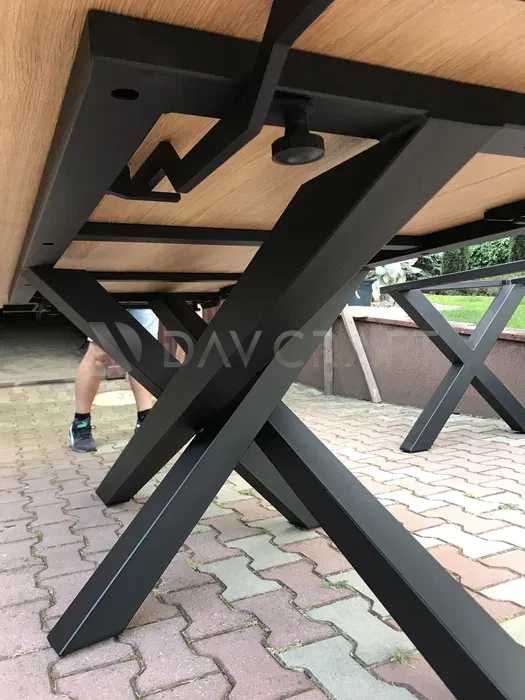 Stelaż do stołu metalowy rozkładany loft industrialny na wymiar