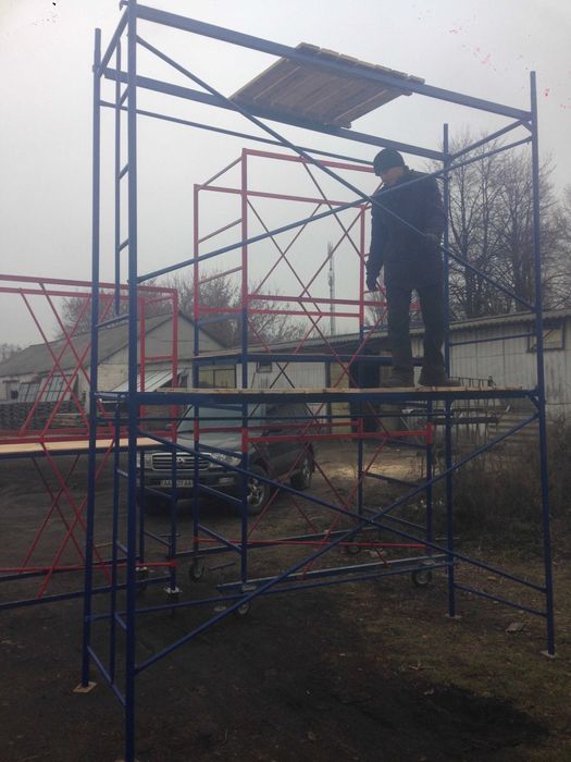 Будівельне рамне риштування (леса) 6х3м