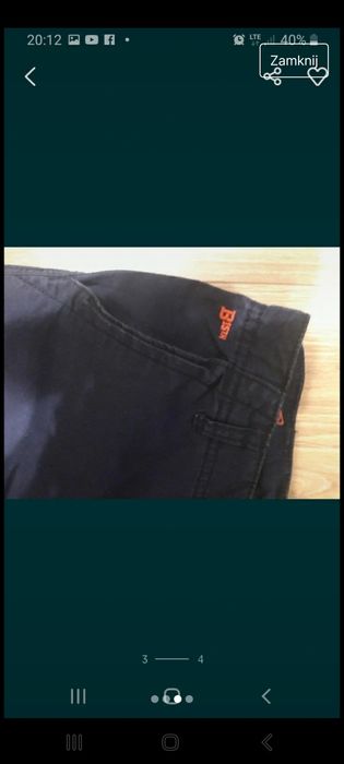 Spodnie wizytowe r. 140