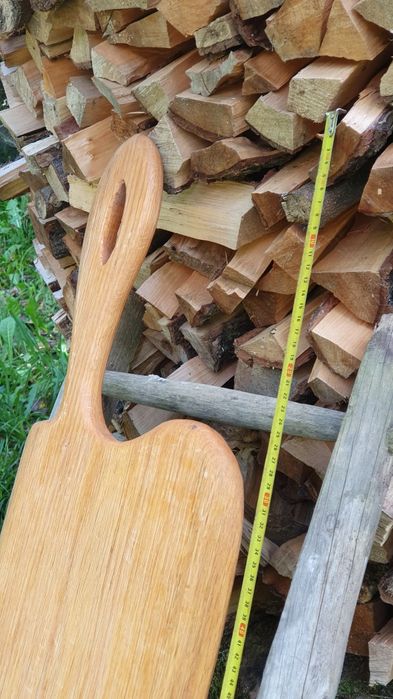 Dębowa deska do krojenia ~75 cm Impregnowana olejem lnianym Rękodzieło