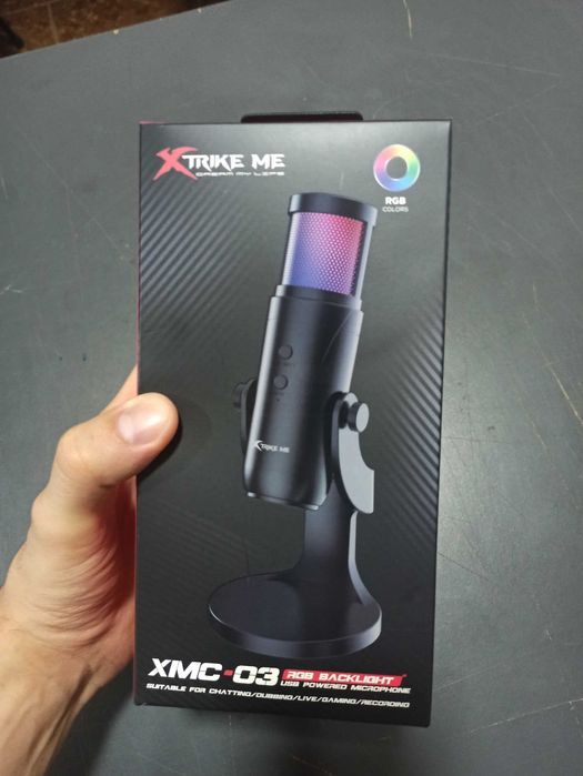 Ігровий мікрофон Xtrike Me XMC-03 USB RGB