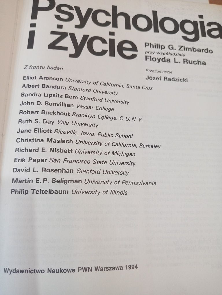 Psychologia i życie - Zimbardo