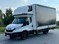 Iveco Daily 2022r ‼️ 50/35C16 ‼️BLACK EDITION 3.0 Plandeka Winda Palfinger 12 Palet 2x Firanka na bliźniaku Salon Polska Poduszki Pneumatyczne  50C18 50C15 skrzyniowy Sprinter platforma Bar dhollandia Man master
