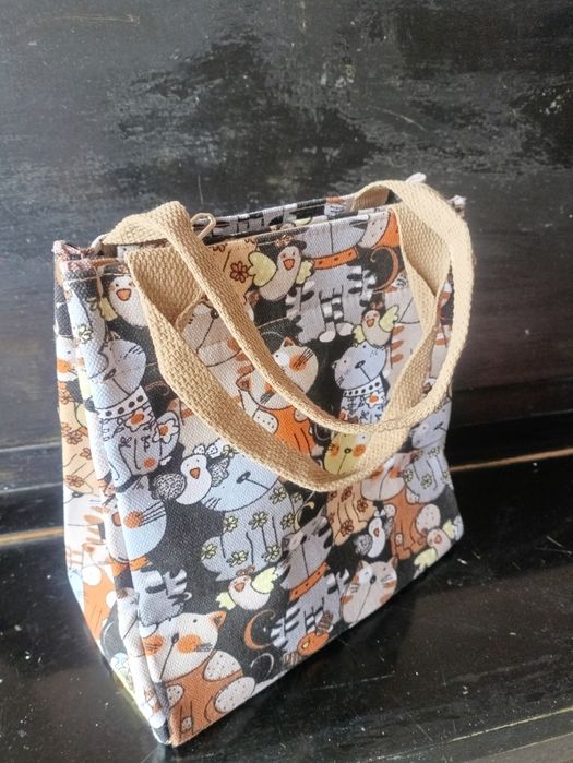 Сумка женская с котиками