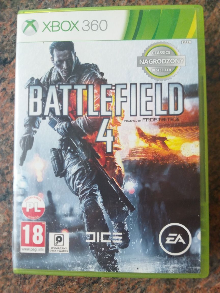 Gra Battlefield 4 Xbox 360 x360 na konsole strzelanka PL pudełkowa