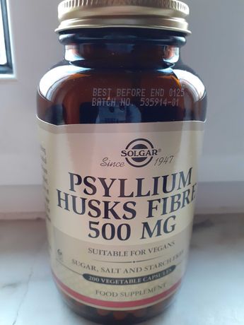 PSYLLIUM Husks fibre 500mg- SOLGAR marca Celeiro
