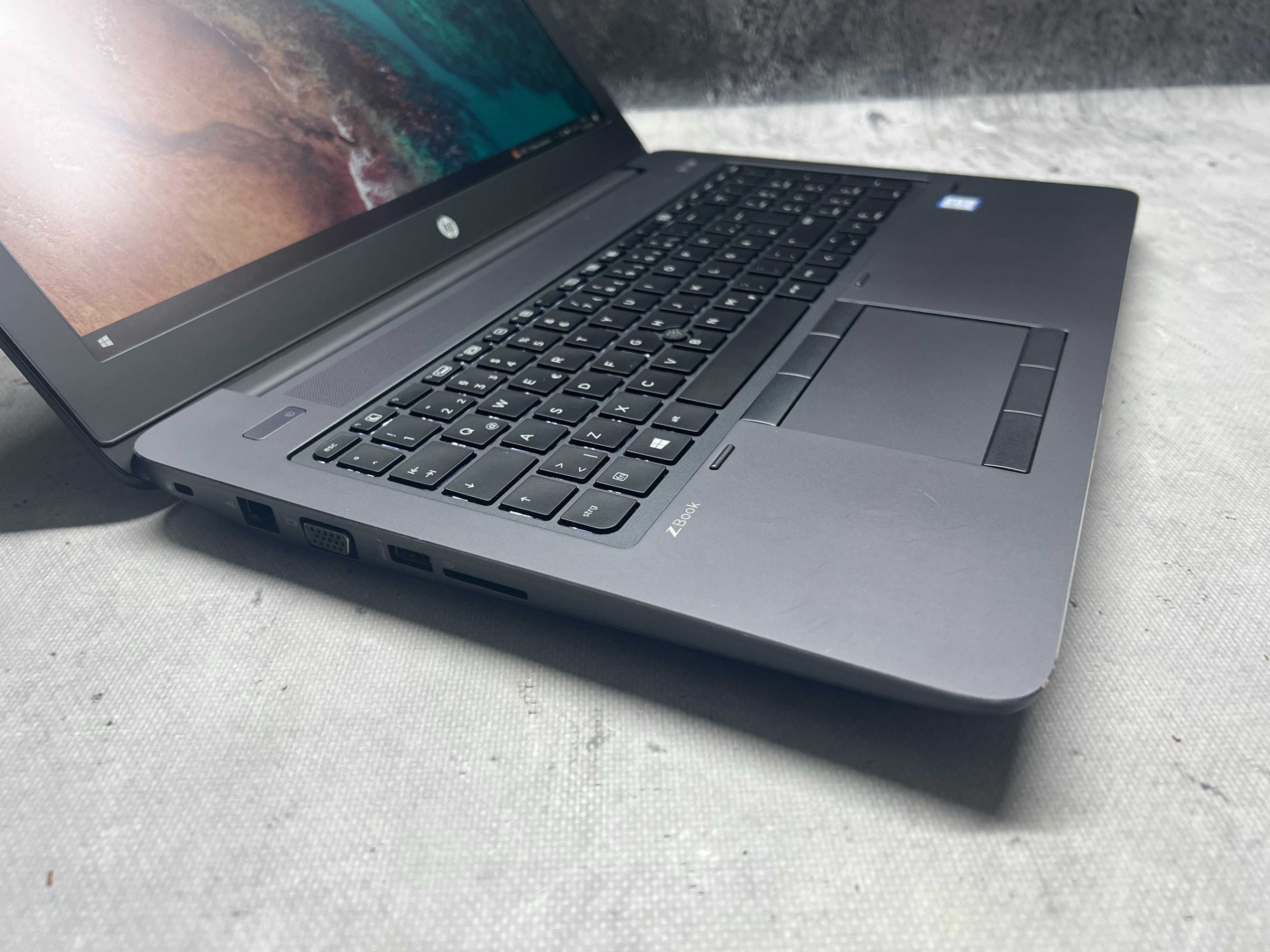 HP ZBOOK 15 G3 i7 6820HQ / 16GB DDR4/ 1TB SSD/ Quadro M600M 2GB / 15.6