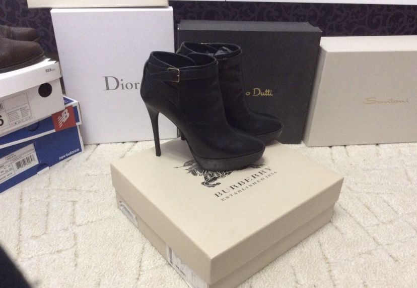 Burberry Black BR3833881 37р ботильйони жіночі напівчеревики, черевики