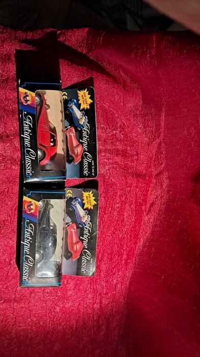 Lote Antique Classic – Carros Clássicos Die-Cast – Pull Back – Vintage