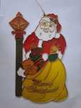 Witraż ozdoba Boże Narodzenie Merry Christmas