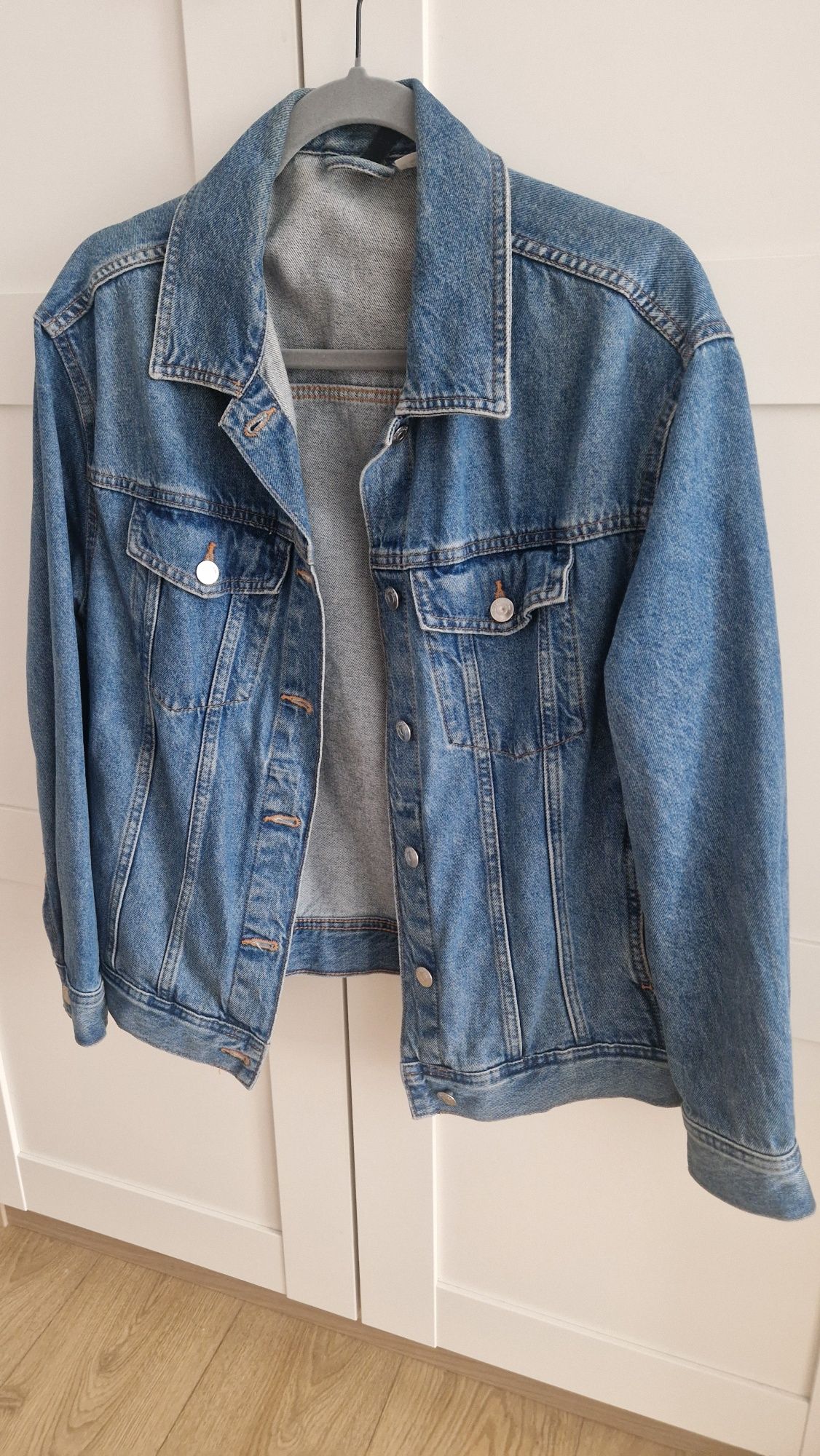 Kurtka dzinsowa jeansowa damska H&M S