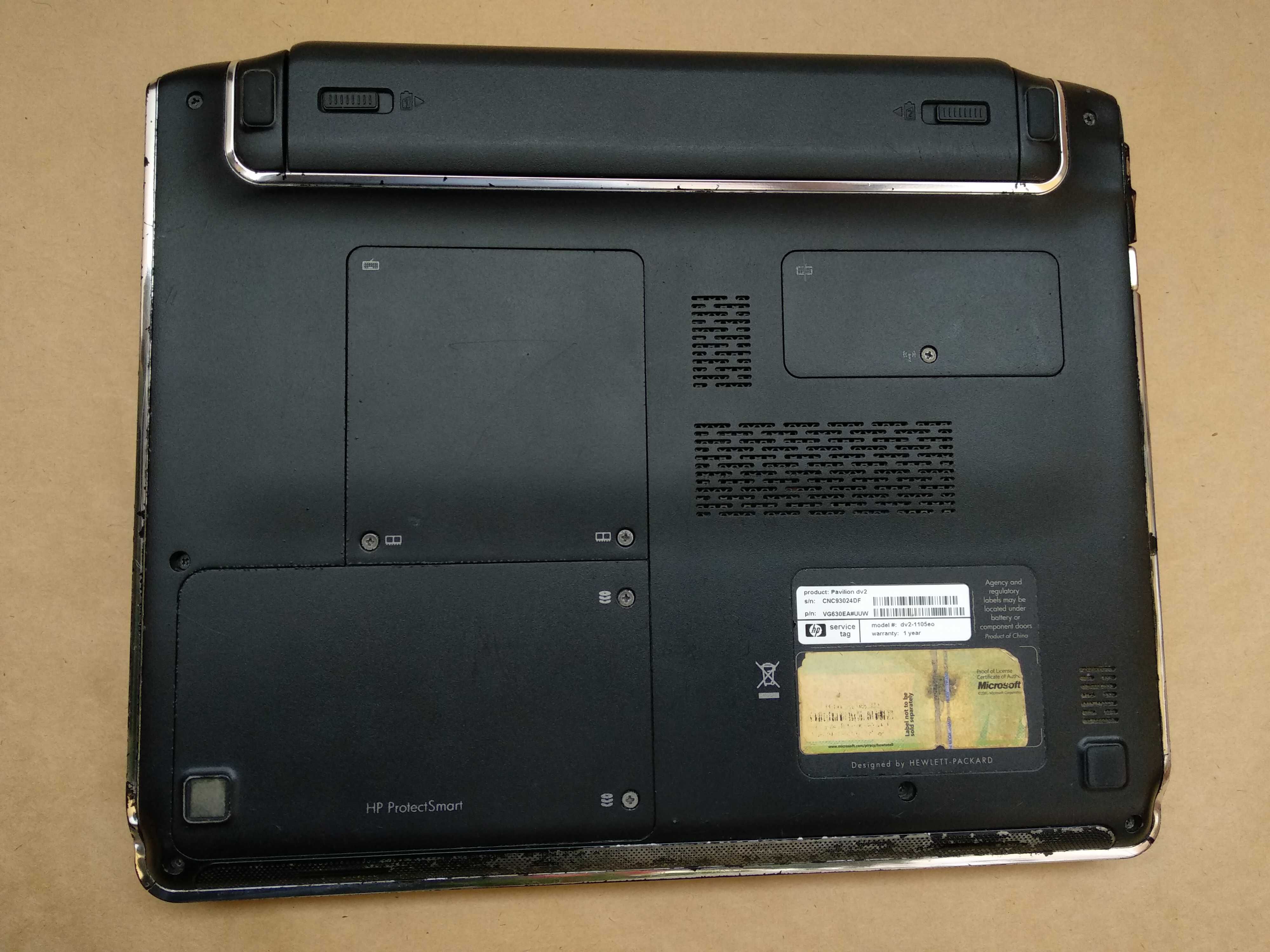 Нетбук HP Pavilion dv2  (dv2-1105eo)