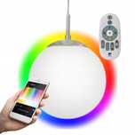 eglo rondo rgb lampa wisząca led kula aplikacja
