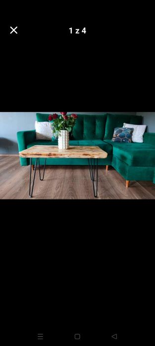 Stolik kawowy loft