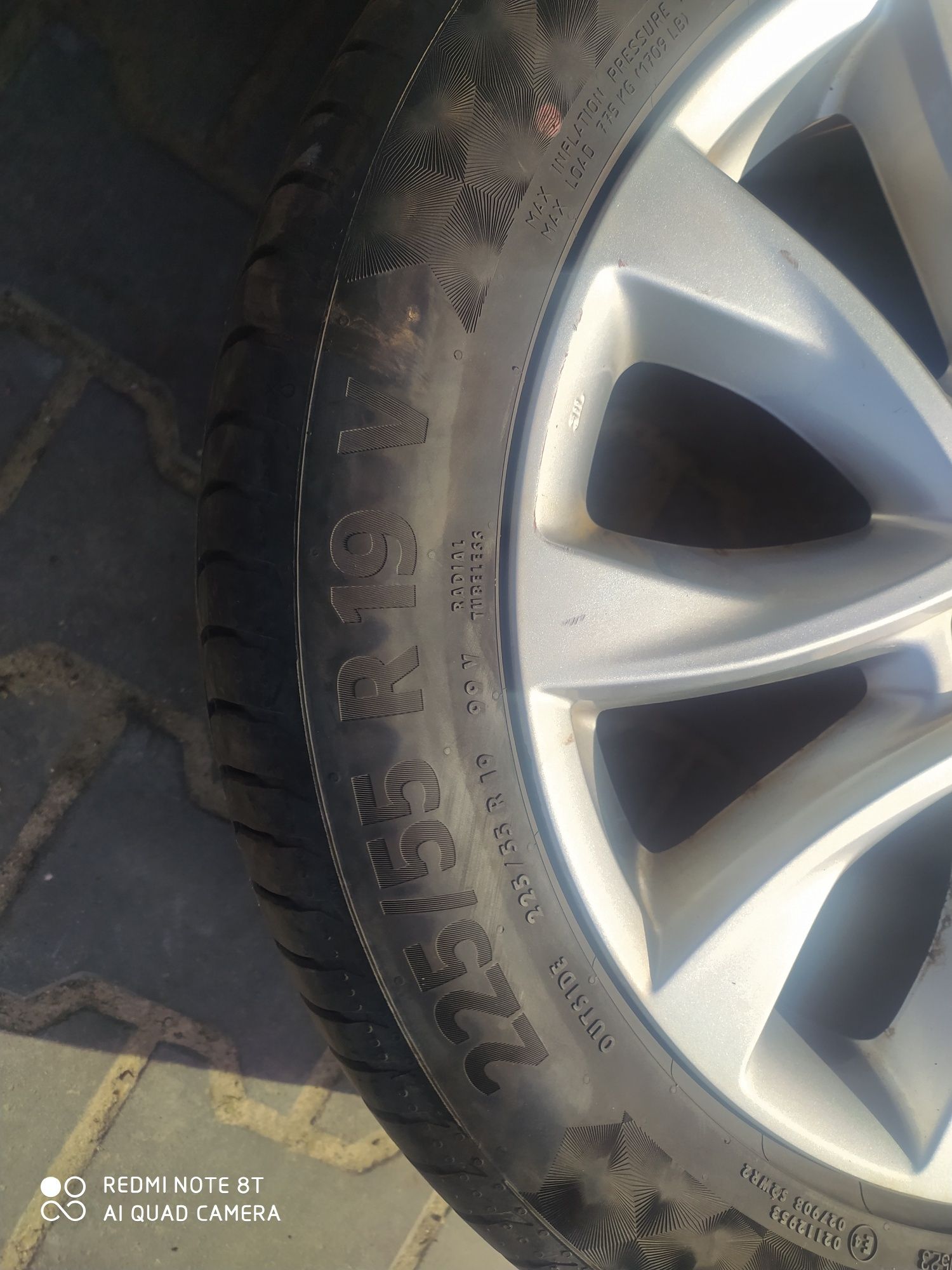 Alufelgi MAZDA CX-5 19"  5x114.3 opony kpl ładne