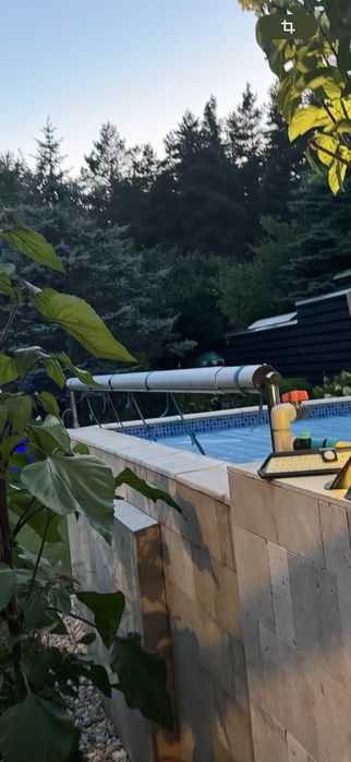 Енергонезалежний будинок з басейном біля Києва, баня, ліс