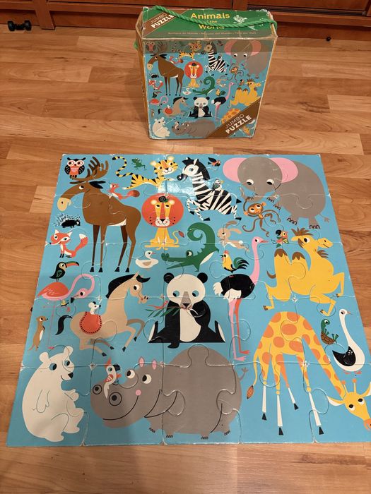 Puzzle duze dla dzieci 25 elemtow