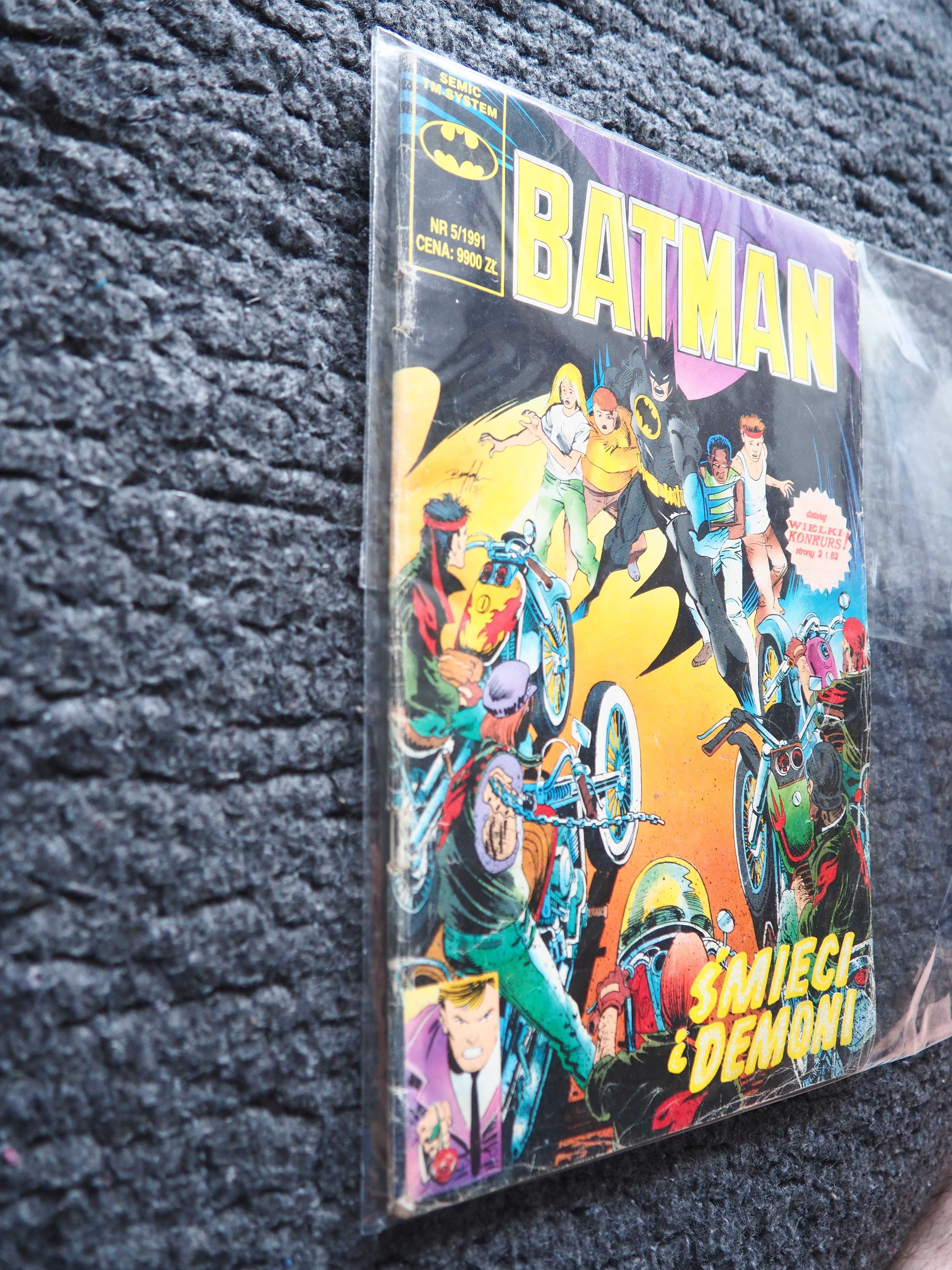 Komiks TM-Semic, Batman, 5 1991, stan db-