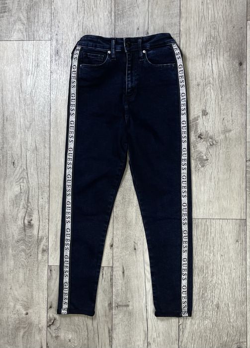Guess skinny high джинсы штаны 26 размер с лампасами подростковые