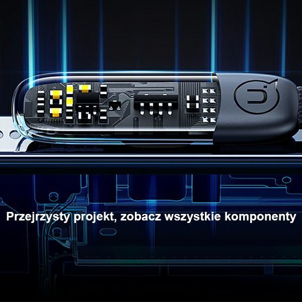 USAMS Kabel kątowy USB-C na LightningPD 20W Fast Charging Iceflake