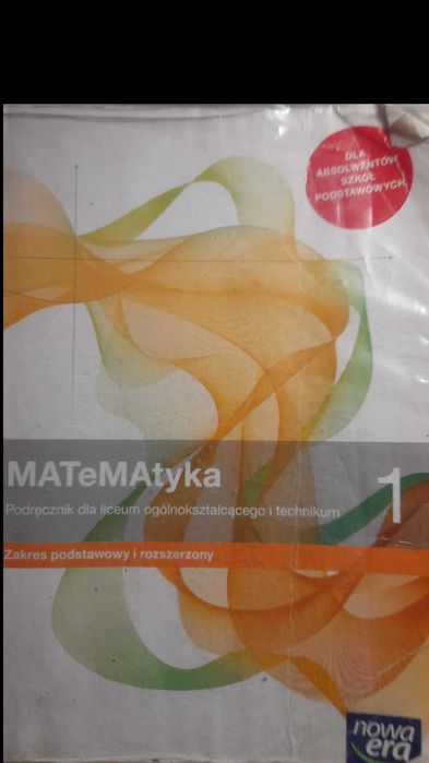 MATeMAtyka 1 Zakres podstawowy i rozszerzony Nowa Era