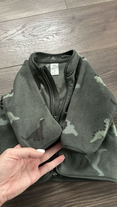 Флісова кофта H&M фліска 68-74 розмір нова колекція