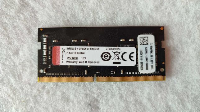 Pamięć RAM Hynix HyperX SODIMM DDR4 4 GB (1x4 GB) 2133 MHz 1,2 V