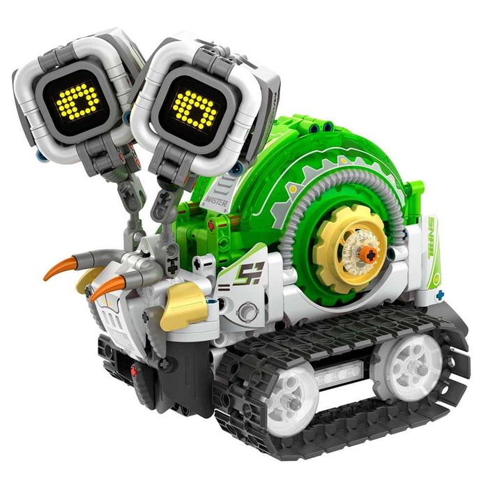 Конструктор STEM на радіокеруванні 3в1 "Турбо Равлик" Робот Бульдозер