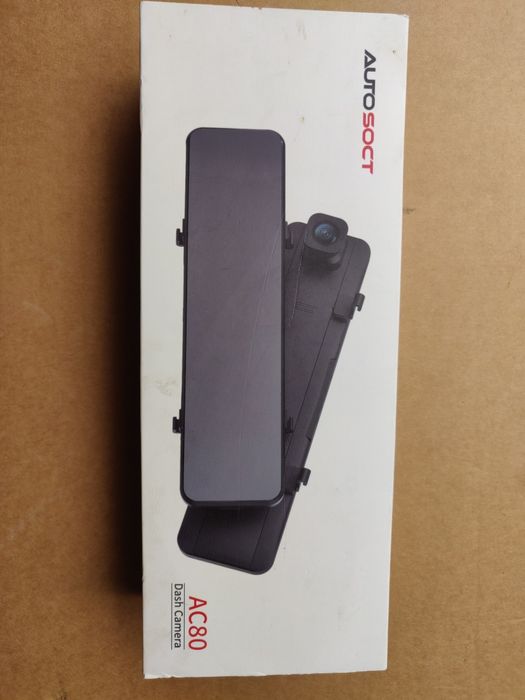 Kamera samochodowa Autosoct 2K Dual Mirror Dash Cam z GPS-em i 12-calo