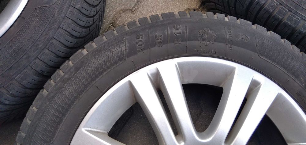 Opel 5x110 +  opony 205/55/R16  Kleber quadraxer