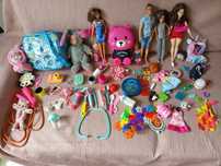 Zestaw zabawek Barbie i różne akcesoria