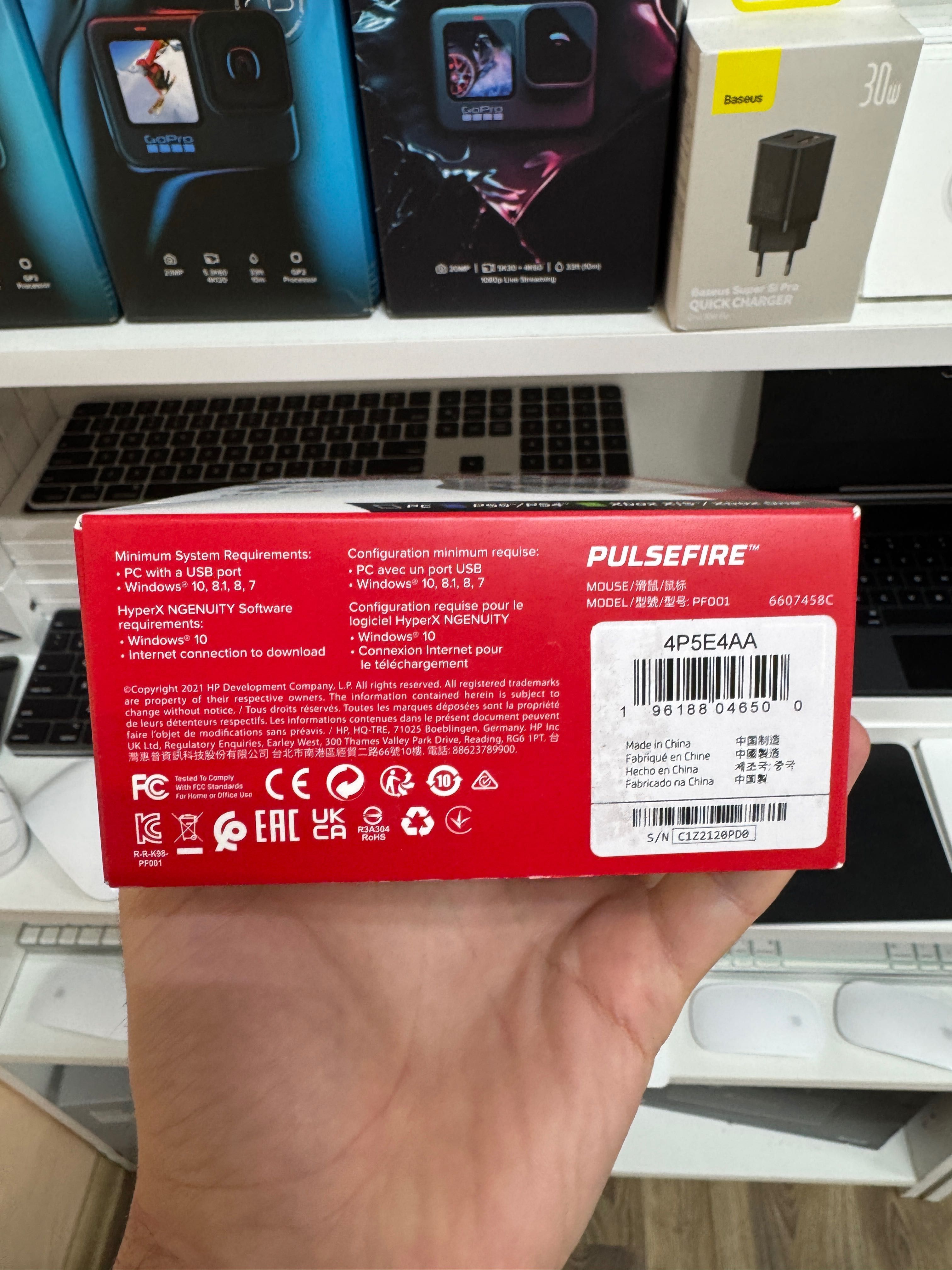 Мишка ігрова HyperX Pulsefire Haste USB White Pink HMSH1-A-WT 4P5E4AA