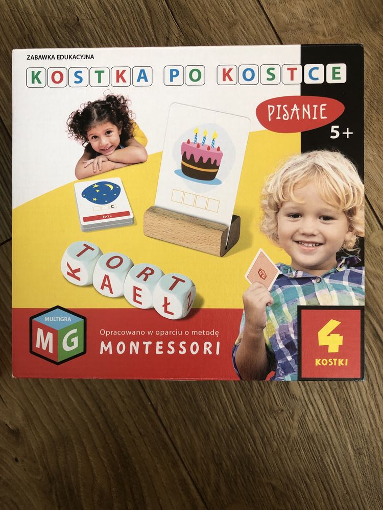 Zestaw 2 gier - Memo Granna i edukacyjna Montessori dla 4-5 latka