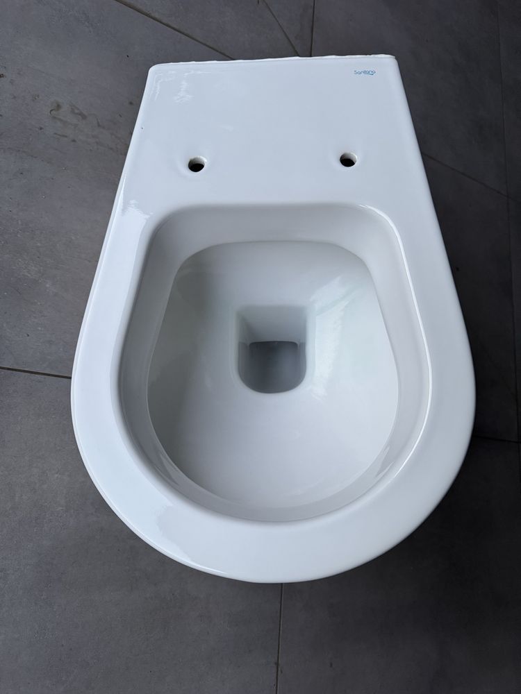 Miska WC Sanitana GLAM wolnoopadajaca rimless (sama miska)