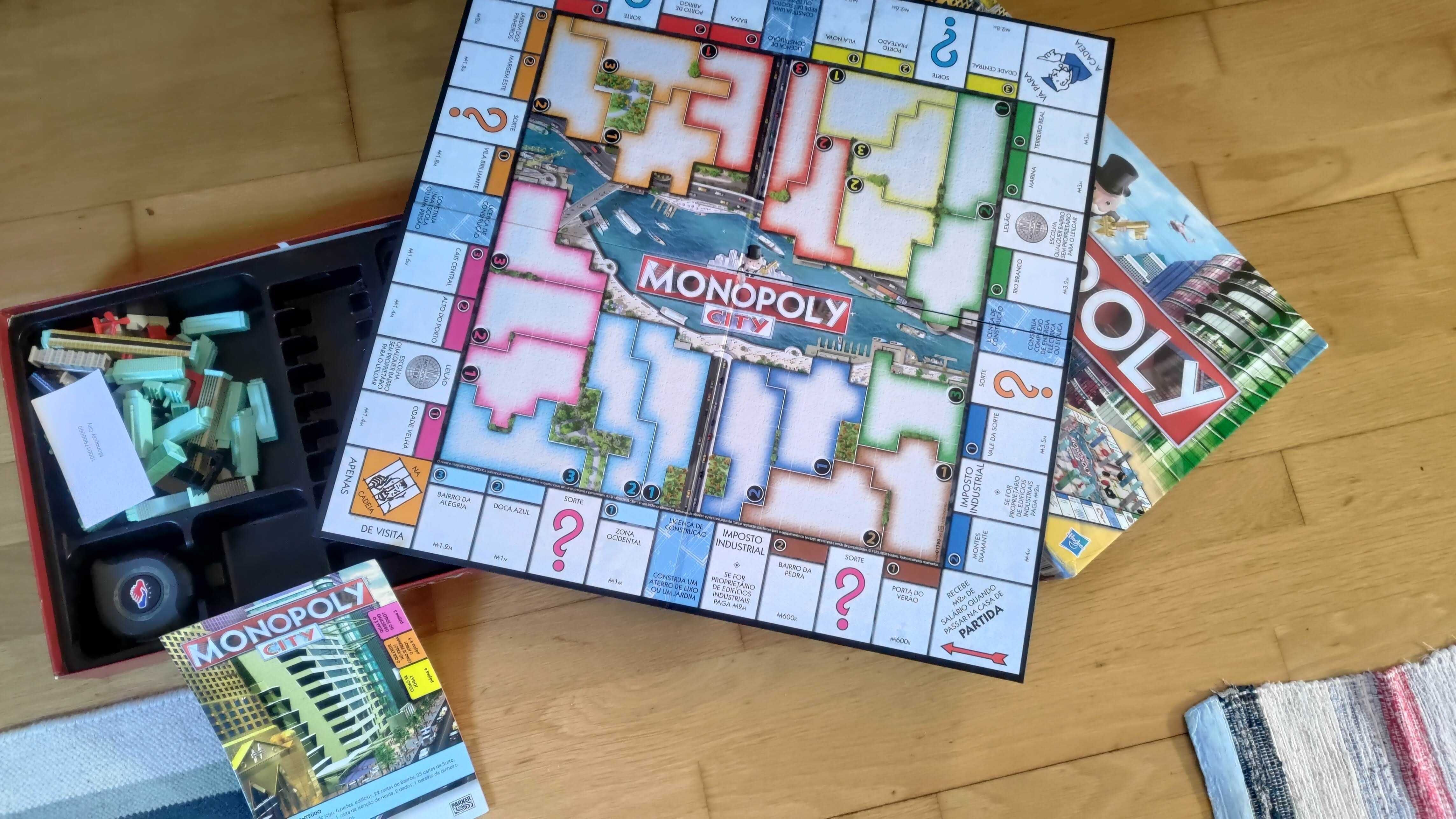 HASBRO Monopoly City Jogo de Tabuleiro Estratégia (em Estado Razoável)