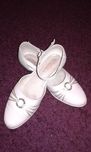 Buty komunijne białe, rozm.34 - komunia, slub,wesele
