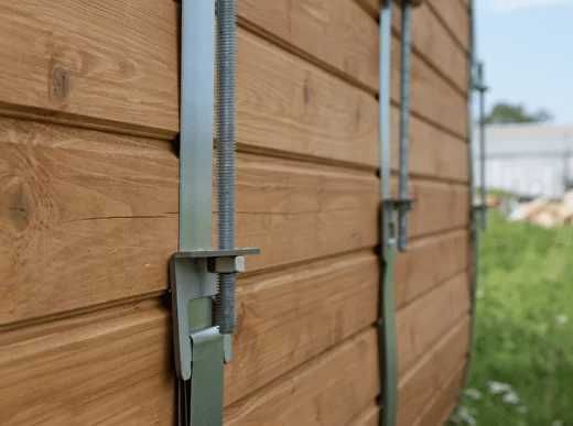 Sauna beczka 2,4m ze ścianką pół panorama