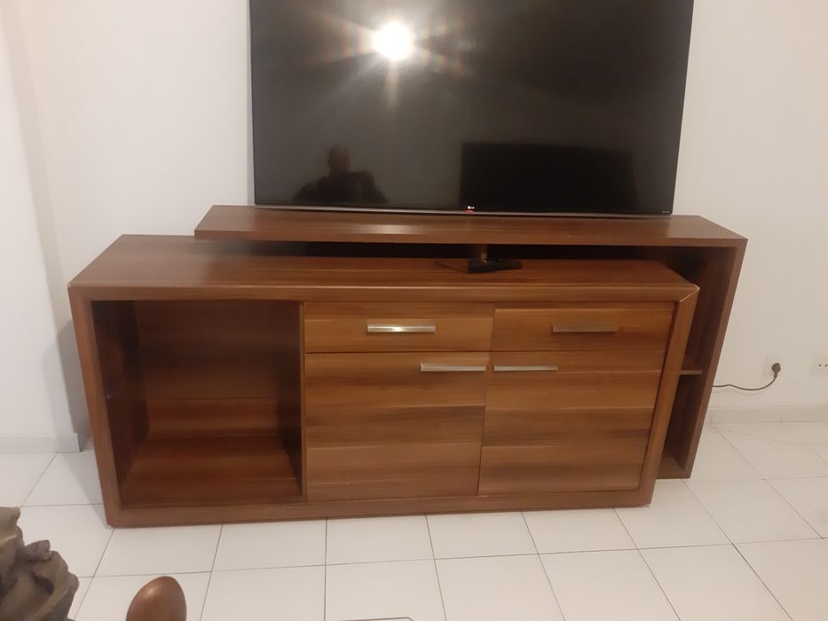 Mobília sala(3 aparadores) + sofá + poltrona