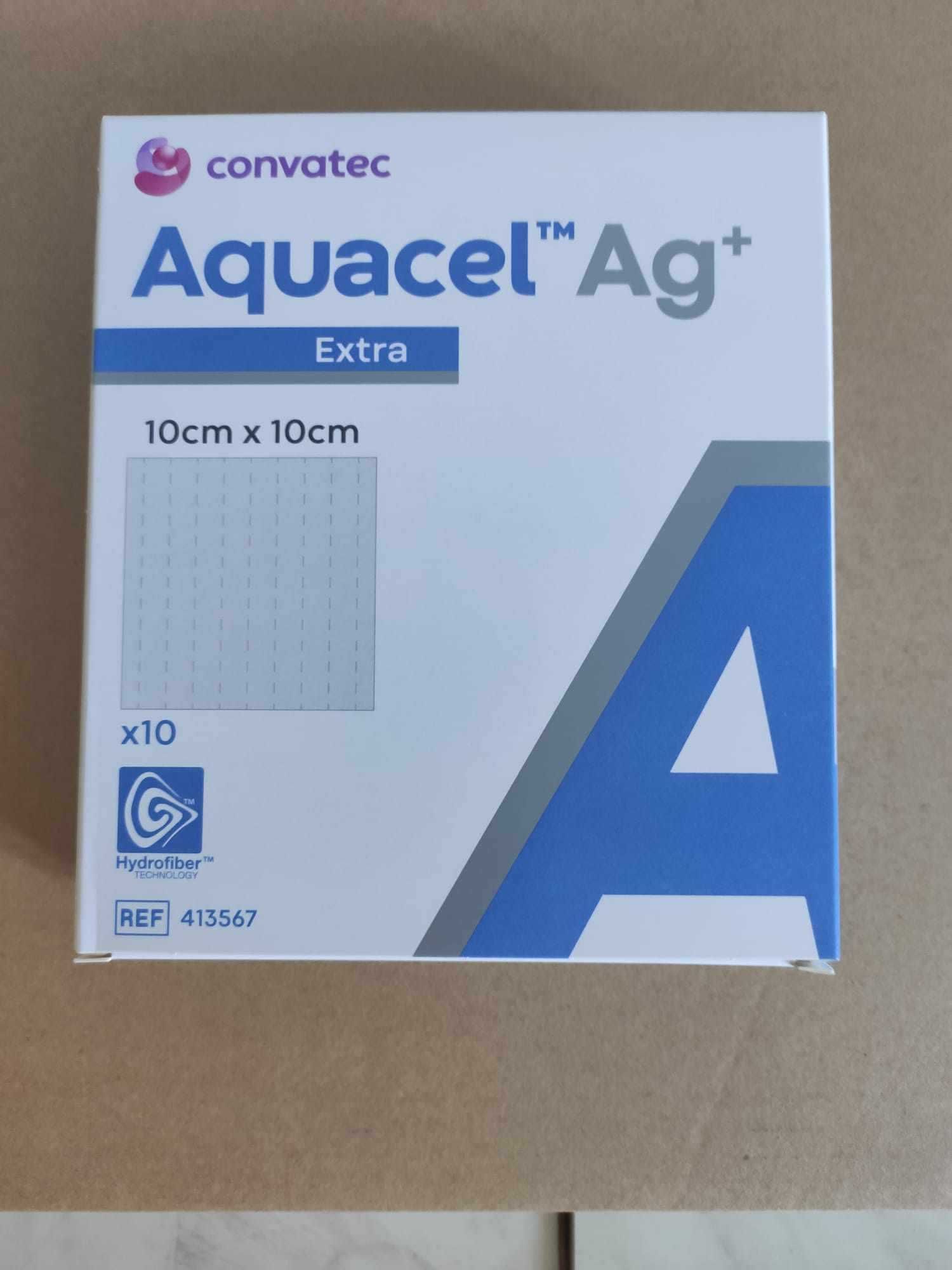 Opatrunek Aquacel Ag Extra Plus 10x10x10