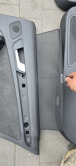 Fotele kanapy boczki Audi A4 B8 półskóra Europa grzane