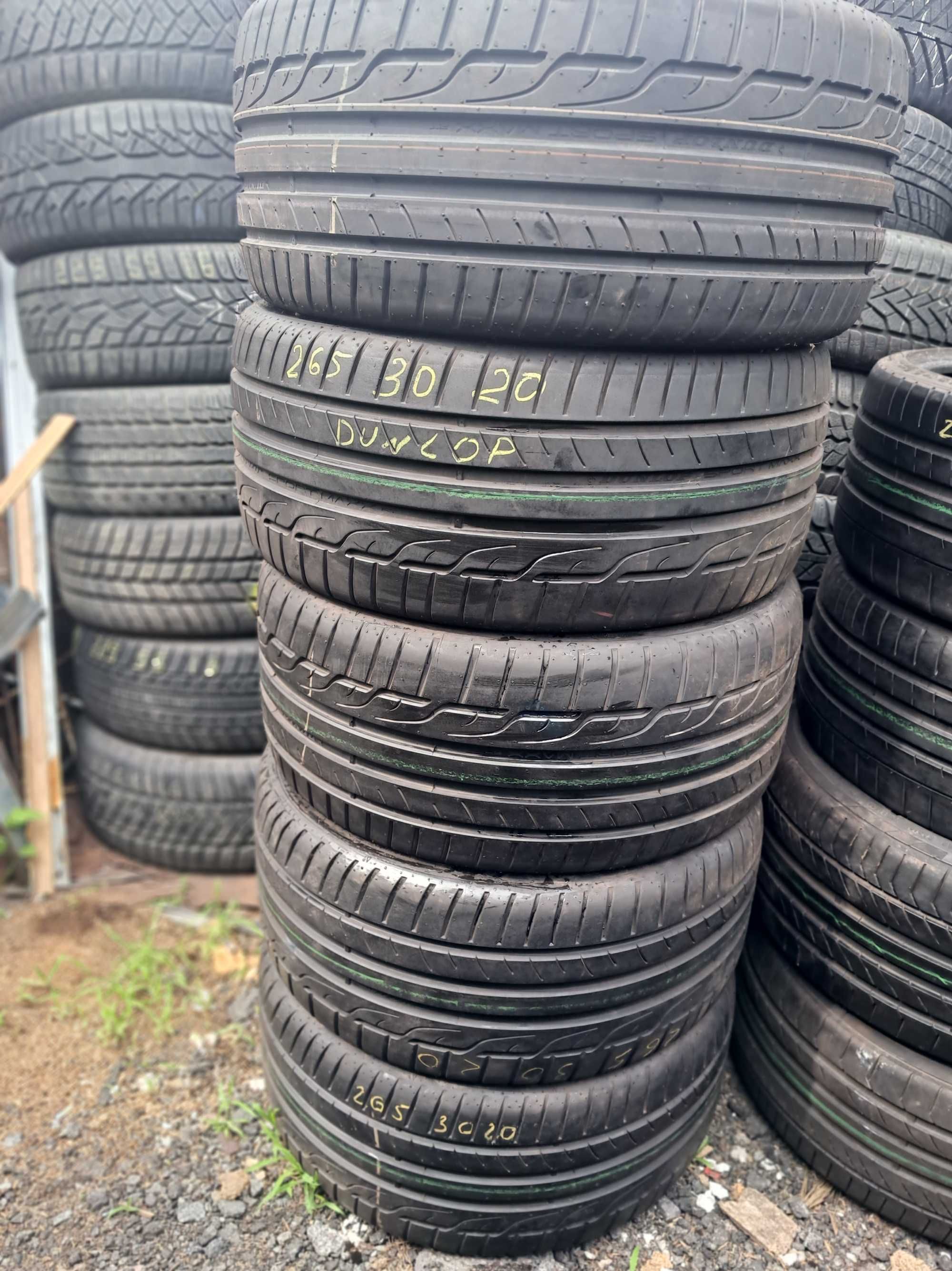 Літо 4шт 265/30R20 Dunlop Sport Maxx RT