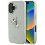 Etui Guess Grained Big 4G Logo Small Classic Logo na iPhone 16 - zielo
