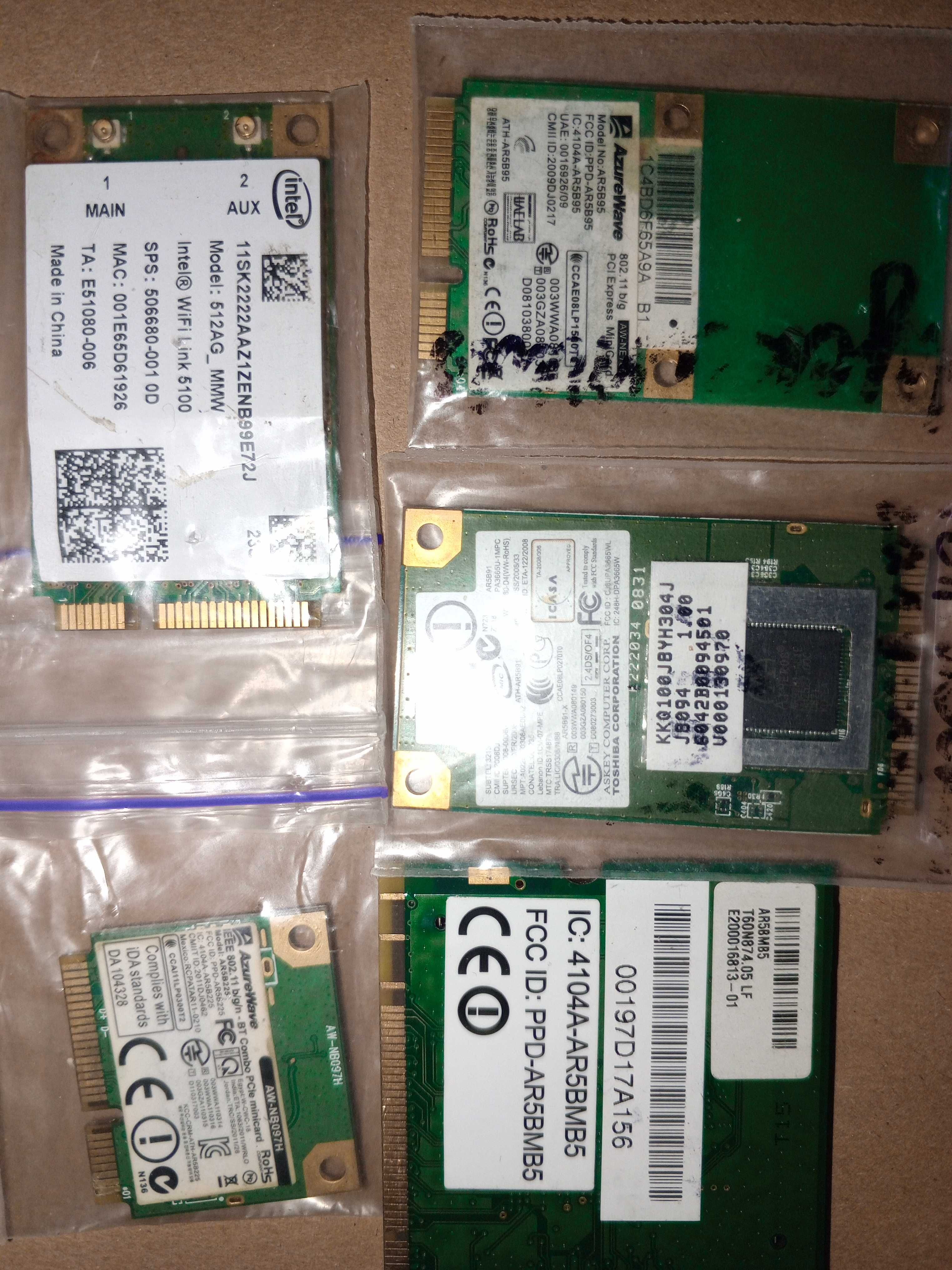 Сетевая карта mini PCI WIFI Toshiba PA3665U-1MPC