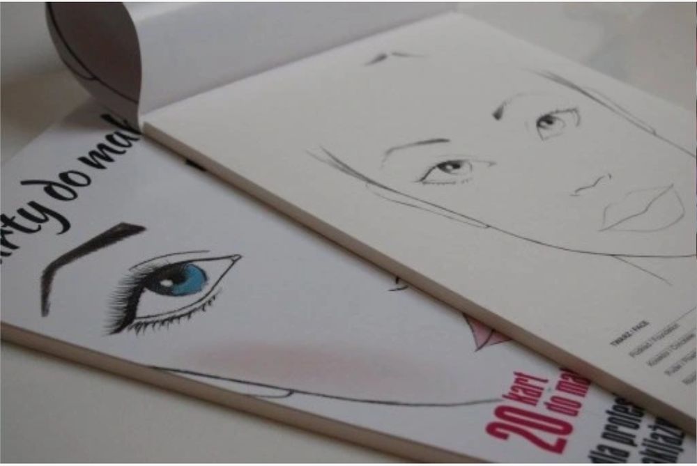 Karty do makijażu *Face Charts*