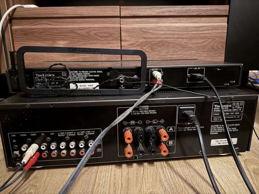 Vintage wieża technics wzmacniacz SU-810 , ST-600L , deck RS-TR 165