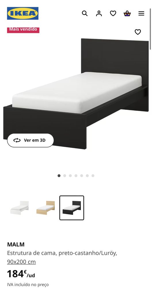 Vendo 2 camas malm