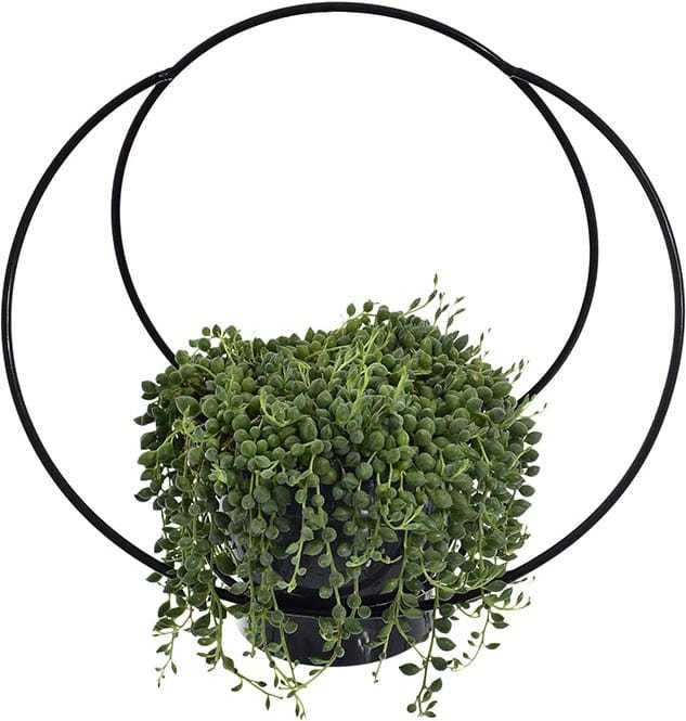 Kwietnik wiszący ścienny metalowy kwiaty dekoracja metaloplastyka