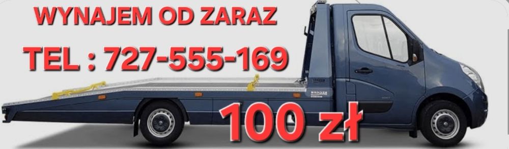 Wynajem Auto Lawety Wolna na JUZ !